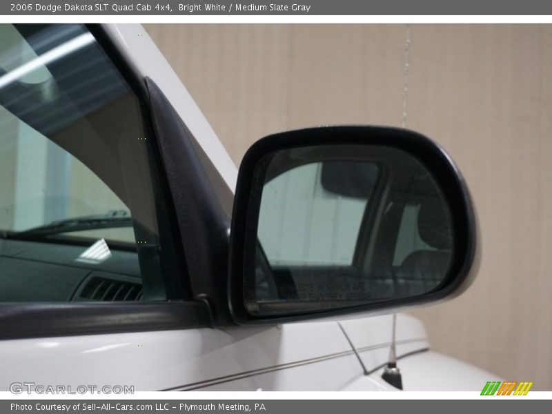 Bright White / Medium Slate Gray 2006 Dodge Dakota SLT Quad Cab 4x4
