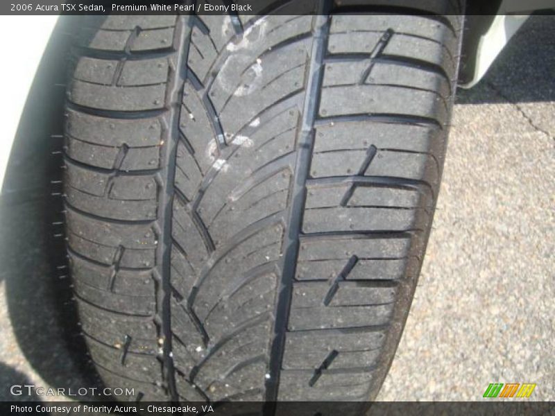 Premium White Pearl / Ebony Black 2006 Acura TSX Sedan