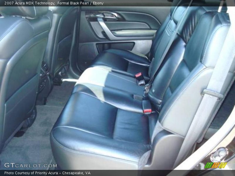 Formal Black Pearl / Ebony 2007 Acura MDX Technology