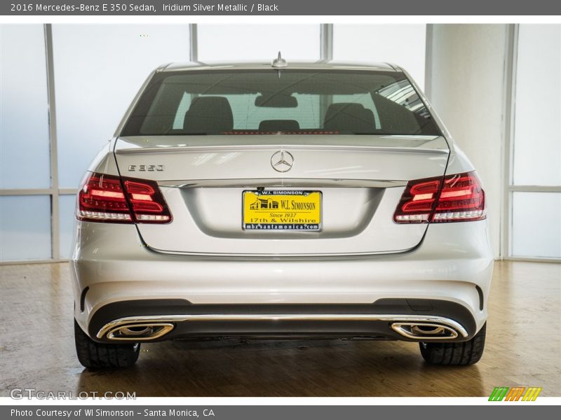 Iridium Silver Metallic / Black 2016 Mercedes-Benz E 350 Sedan