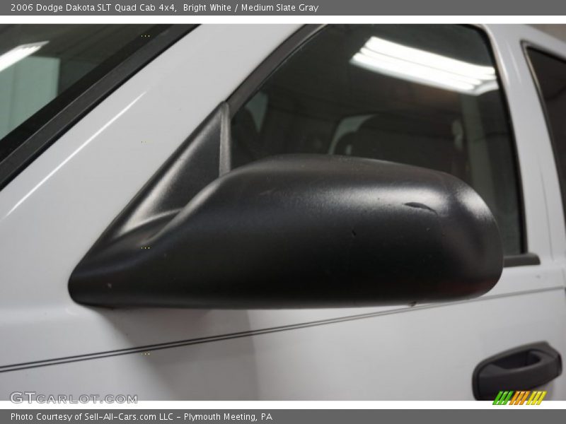 Bright White / Medium Slate Gray 2006 Dodge Dakota SLT Quad Cab 4x4