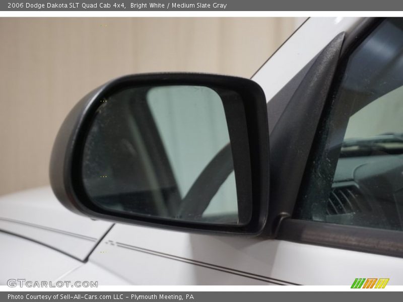 Bright White / Medium Slate Gray 2006 Dodge Dakota SLT Quad Cab 4x4