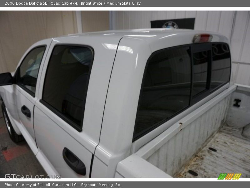 Bright White / Medium Slate Gray 2006 Dodge Dakota SLT Quad Cab 4x4