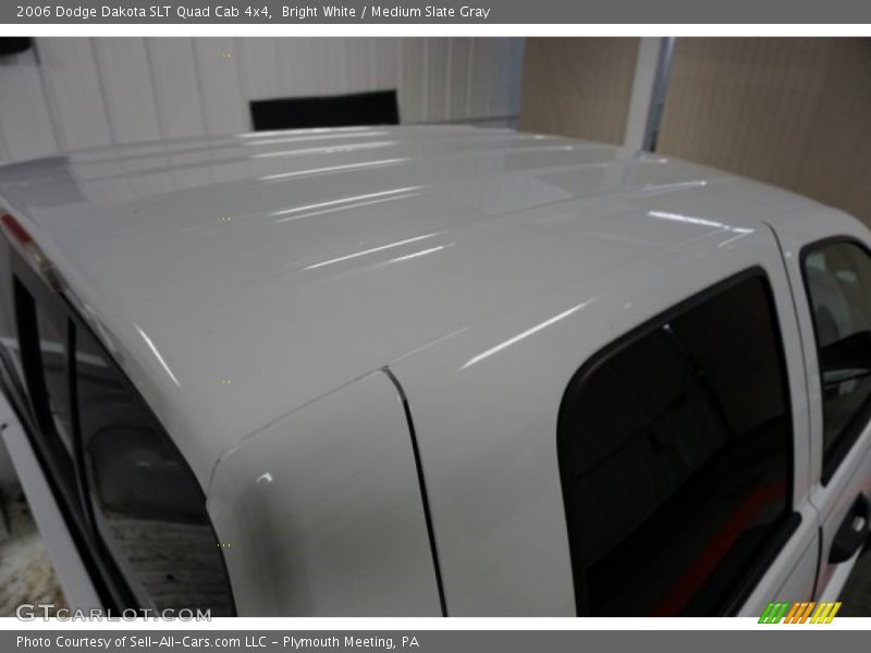 Bright White / Medium Slate Gray 2006 Dodge Dakota SLT Quad Cab 4x4