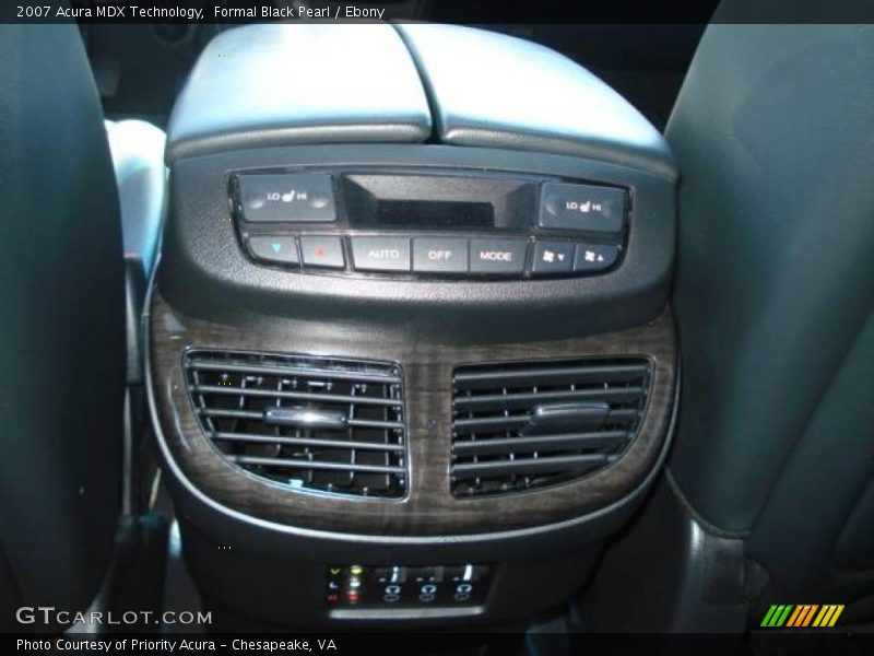 Formal Black Pearl / Ebony 2007 Acura MDX Technology