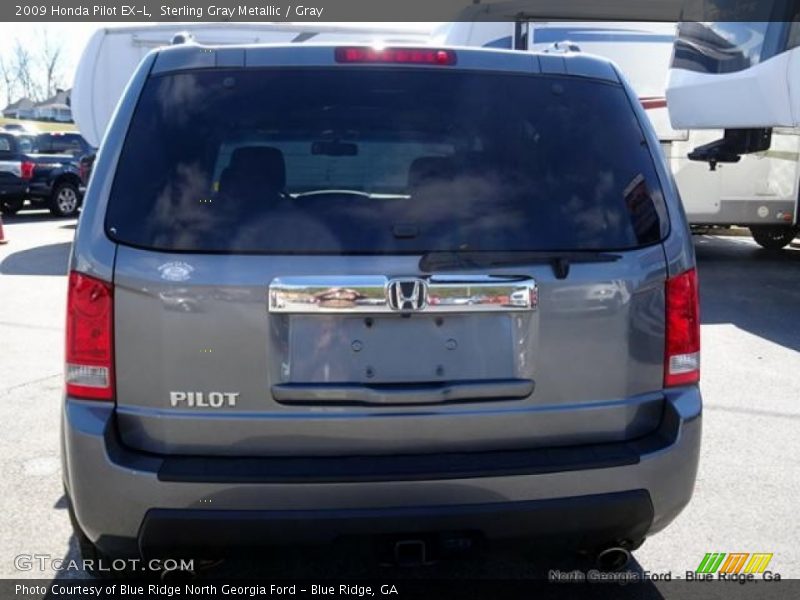 Sterling Gray Metallic / Gray 2009 Honda Pilot EX-L
