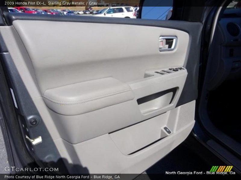 Sterling Gray Metallic / Gray 2009 Honda Pilot EX-L