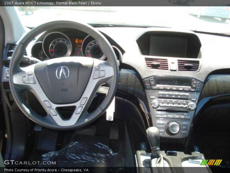Formal Black Pearl / Ebony 2007 Acura MDX Technology