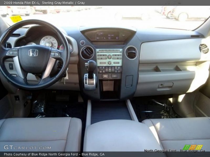 Sterling Gray Metallic / Gray 2009 Honda Pilot EX-L