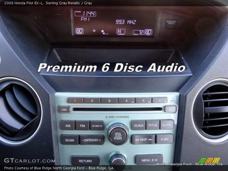 Sterling Gray Metallic / Gray 2009 Honda Pilot EX-L