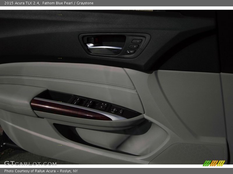 Fathom Blue Pearl / Graystone 2015 Acura TLX 2.4