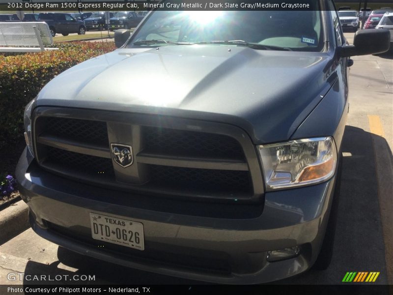 Mineral Gray Metallic / Dark Slate Gray/Medium Graystone 2012 Dodge Ram 1500 Express Regular Cab