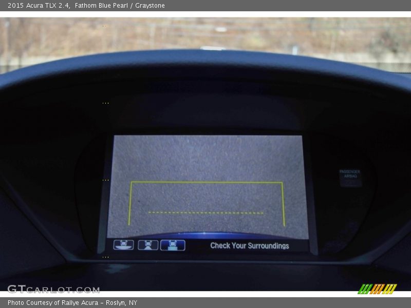 Fathom Blue Pearl / Graystone 2015 Acura TLX 2.4