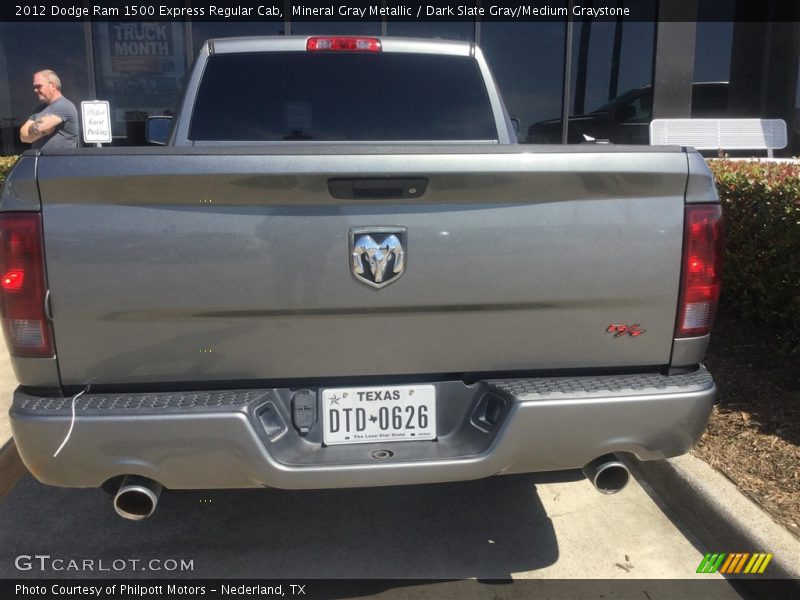 Mineral Gray Metallic / Dark Slate Gray/Medium Graystone 2012 Dodge Ram 1500 Express Regular Cab