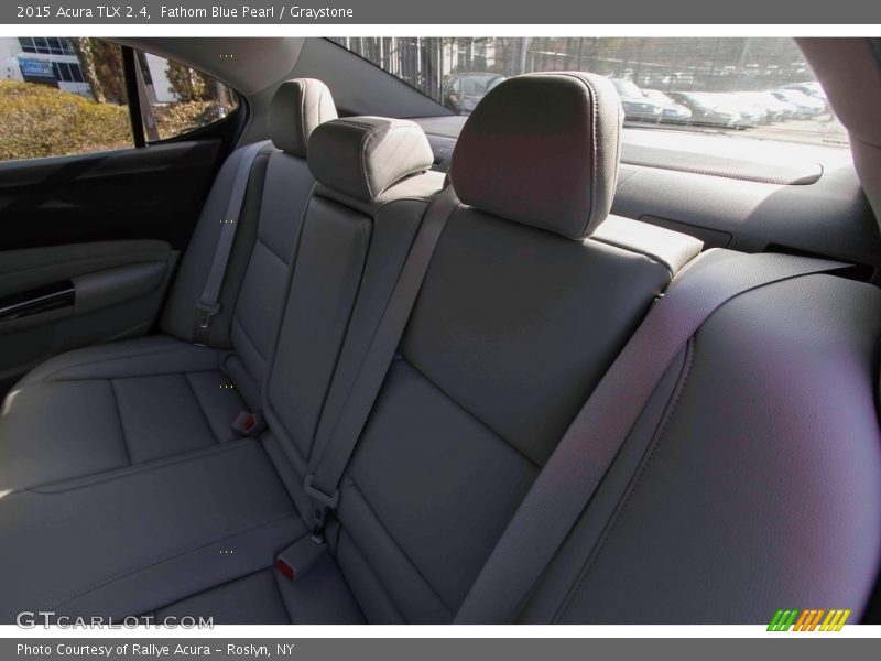Fathom Blue Pearl / Graystone 2015 Acura TLX 2.4