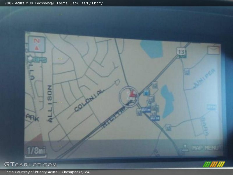 Formal Black Pearl / Ebony 2007 Acura MDX Technology