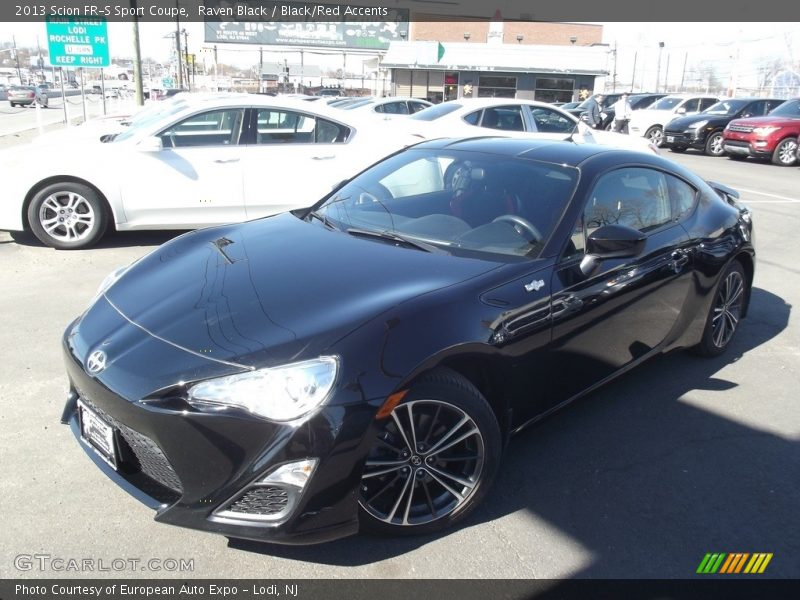Raven Black / Black/Red Accents 2013 Scion FR-S Sport Coupe