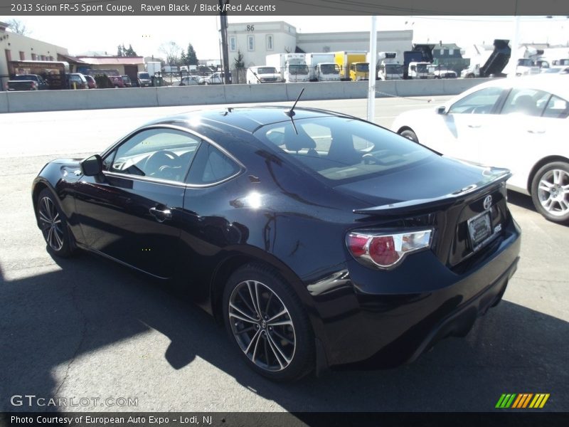 Raven Black / Black/Red Accents 2013 Scion FR-S Sport Coupe