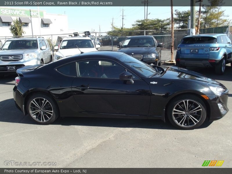 Raven Black / Black/Red Accents 2013 Scion FR-S Sport Coupe