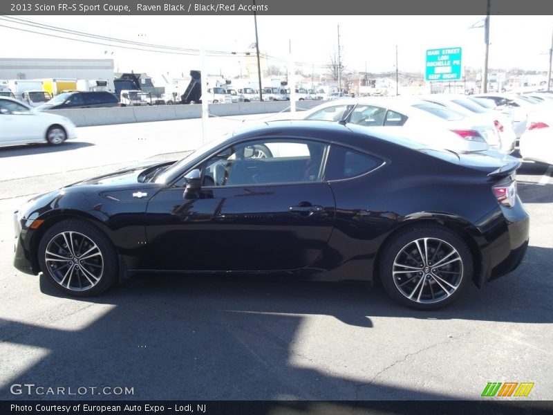 Raven Black / Black/Red Accents 2013 Scion FR-S Sport Coupe