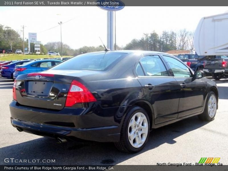 Tuxedo Black Metallic / Medium Light Stone 2011 Ford Fusion SE V6