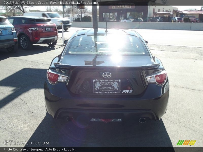 Raven Black / Black/Red Accents 2013 Scion FR-S Sport Coupe