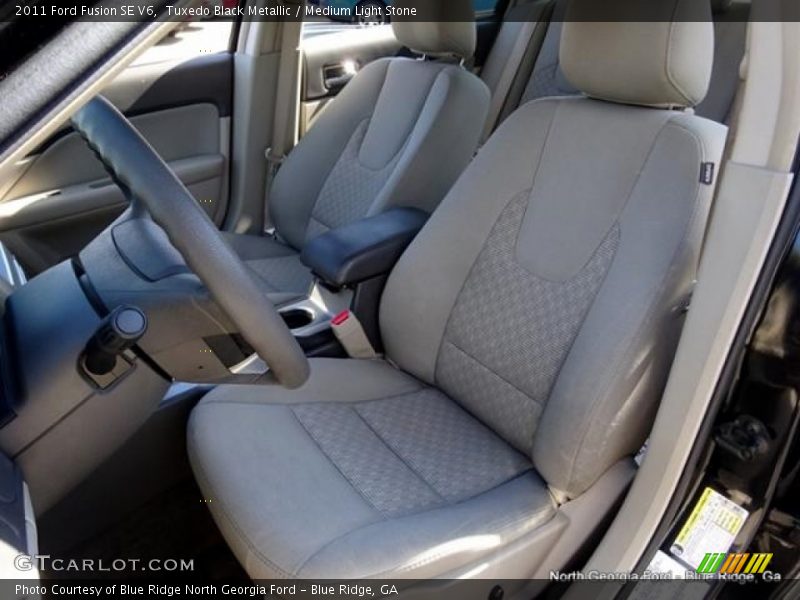 Tuxedo Black Metallic / Medium Light Stone 2011 Ford Fusion SE V6
