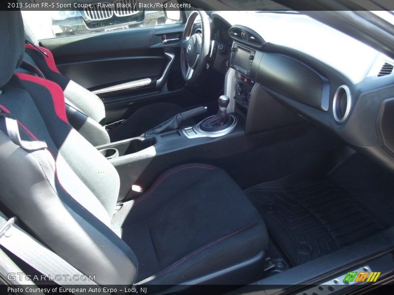 Raven Black / Black/Red Accents 2013 Scion FR-S Sport Coupe
