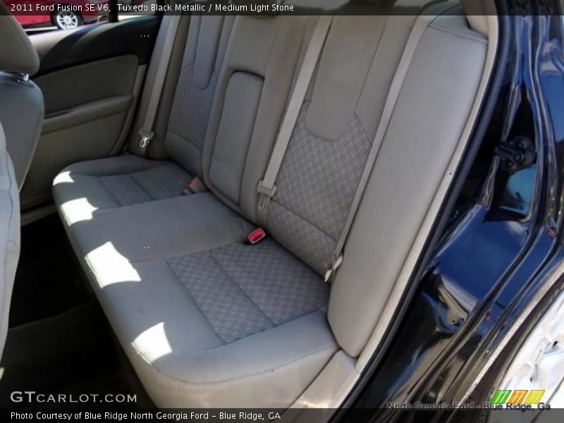 Tuxedo Black Metallic / Medium Light Stone 2011 Ford Fusion SE V6