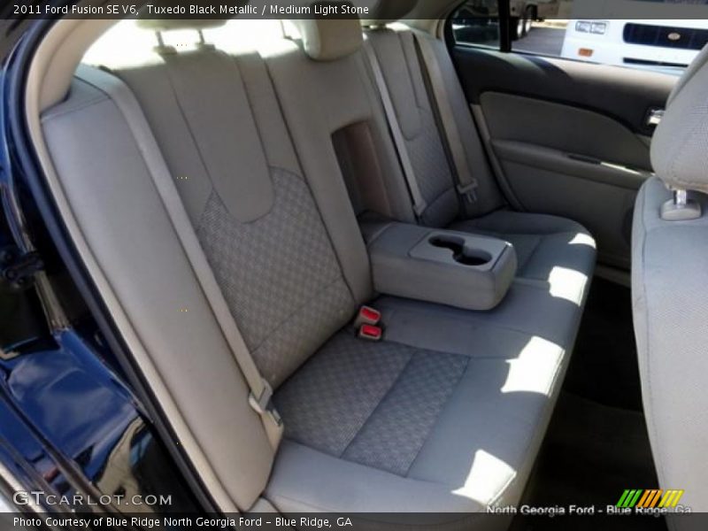 Tuxedo Black Metallic / Medium Light Stone 2011 Ford Fusion SE V6