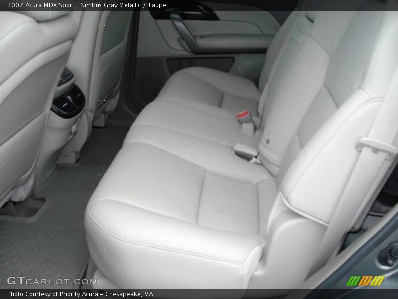 Nimbus Gray Metallic / Taupe 2007 Acura MDX Sport