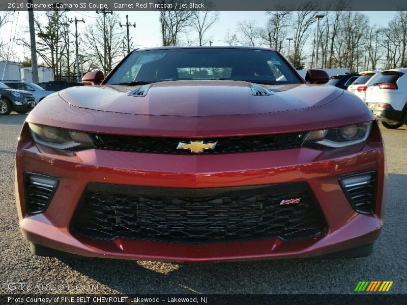 Garnet Red Tintcoat / Jet Black 2016 Chevrolet Camaro SS Coupe