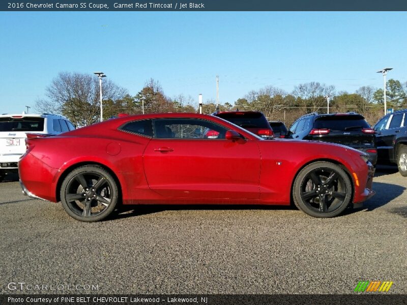 Garnet Red Tintcoat / Jet Black 2016 Chevrolet Camaro SS Coupe