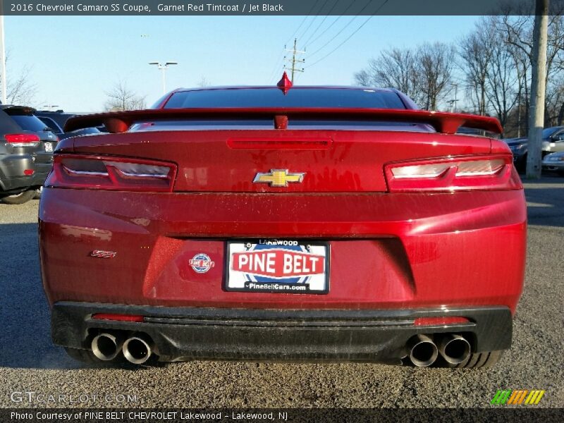 Garnet Red Tintcoat / Jet Black 2016 Chevrolet Camaro SS Coupe