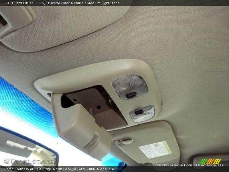 Tuxedo Black Metallic / Medium Light Stone 2011 Ford Fusion SE V6