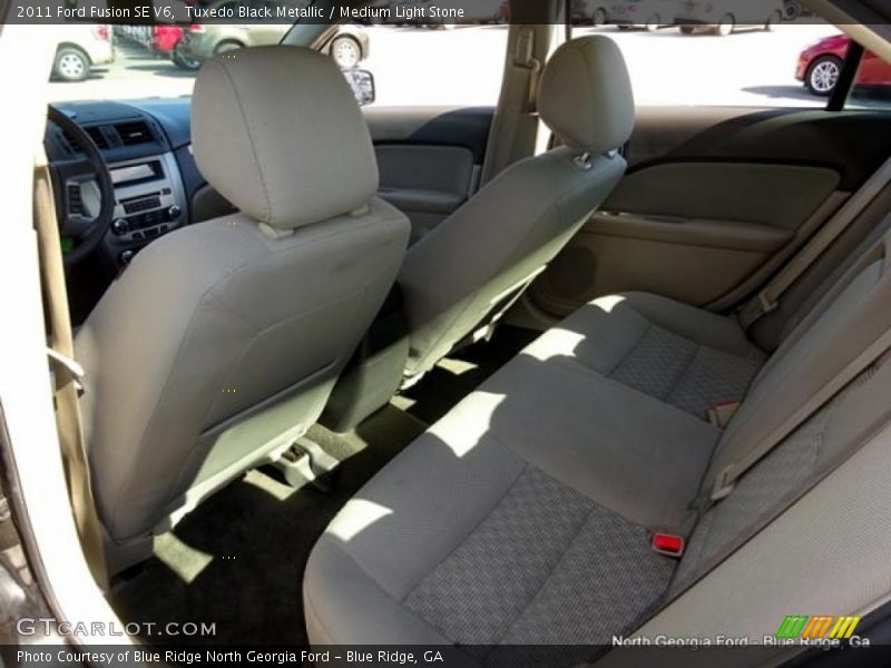 Tuxedo Black Metallic / Medium Light Stone 2011 Ford Fusion SE V6
