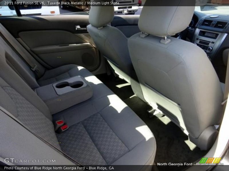 Tuxedo Black Metallic / Medium Light Stone 2011 Ford Fusion SE V6