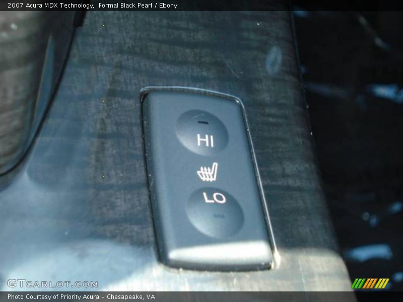 Formal Black Pearl / Ebony 2007 Acura MDX Technology