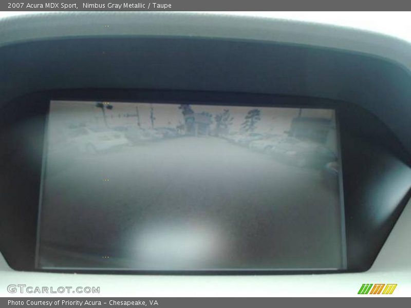 Nimbus Gray Metallic / Taupe 2007 Acura MDX Sport