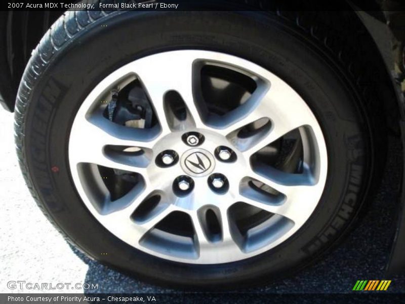 Formal Black Pearl / Ebony 2007 Acura MDX Technology