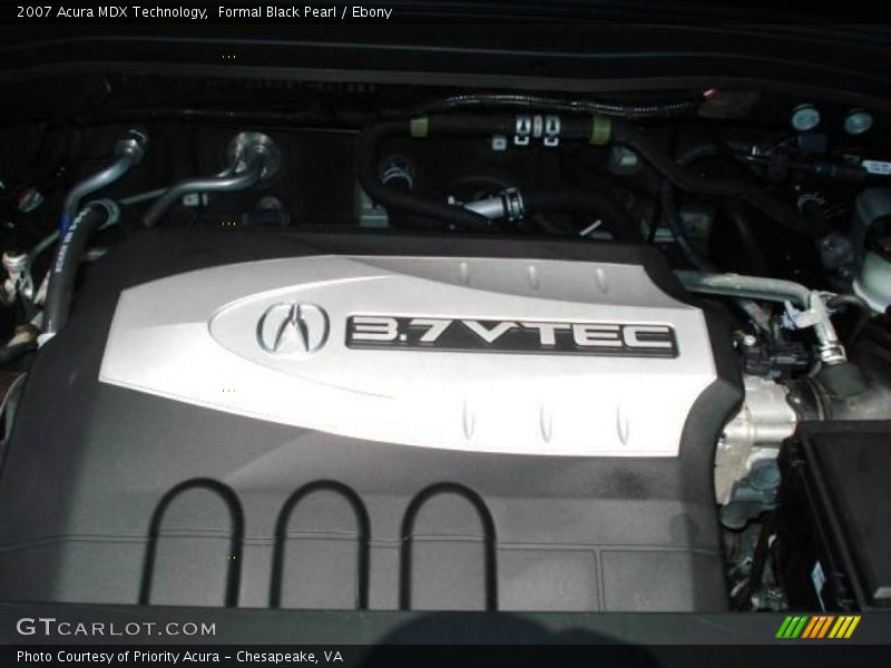 Formal Black Pearl / Ebony 2007 Acura MDX Technology