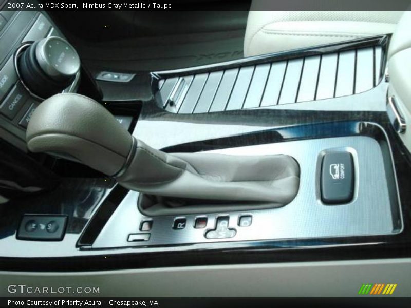 Nimbus Gray Metallic / Taupe 2007 Acura MDX Sport