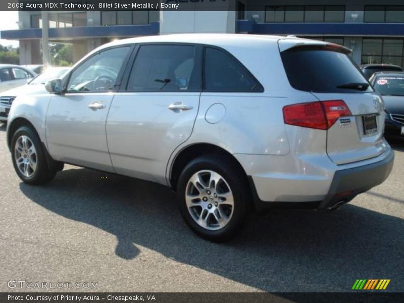 Billet Silver Metallic / Ebony 2008 Acura MDX Technology