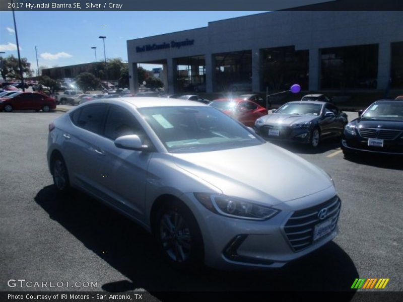 Silver / Gray 2017 Hyundai Elantra SE