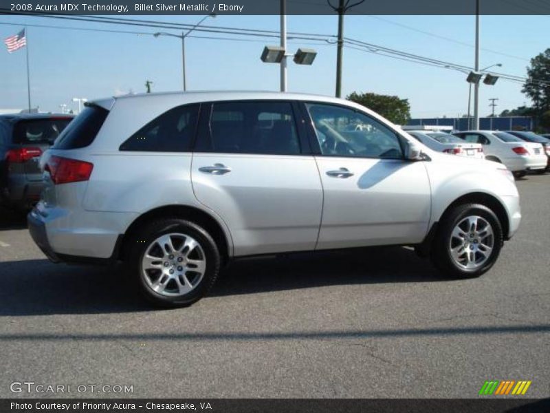 Billet Silver Metallic / Ebony 2008 Acura MDX Technology