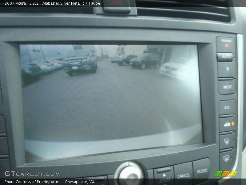 Alabaster Silver Metallic / Taupe 2007 Acura TL 3.2