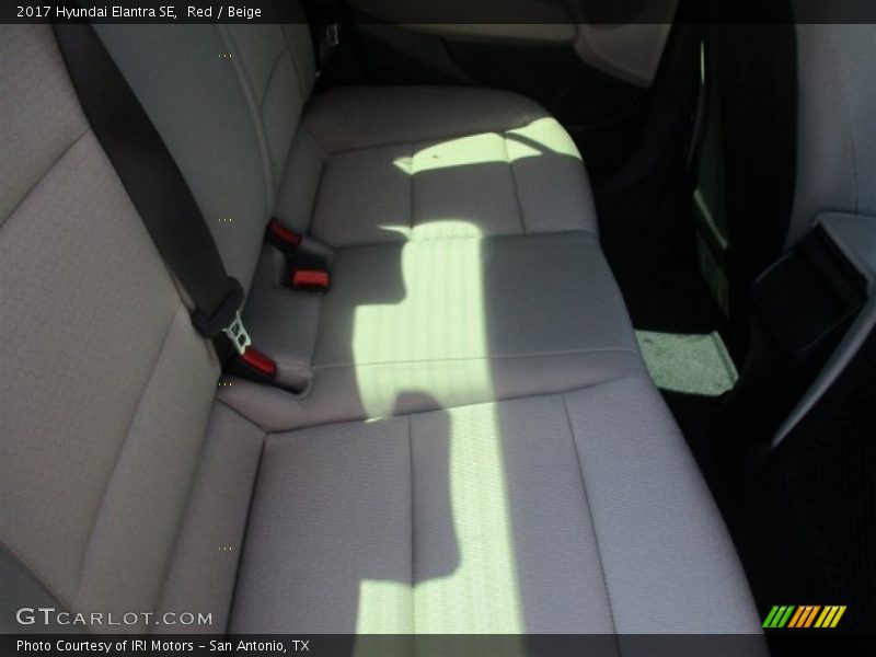 Red / Beige 2017 Hyundai Elantra SE