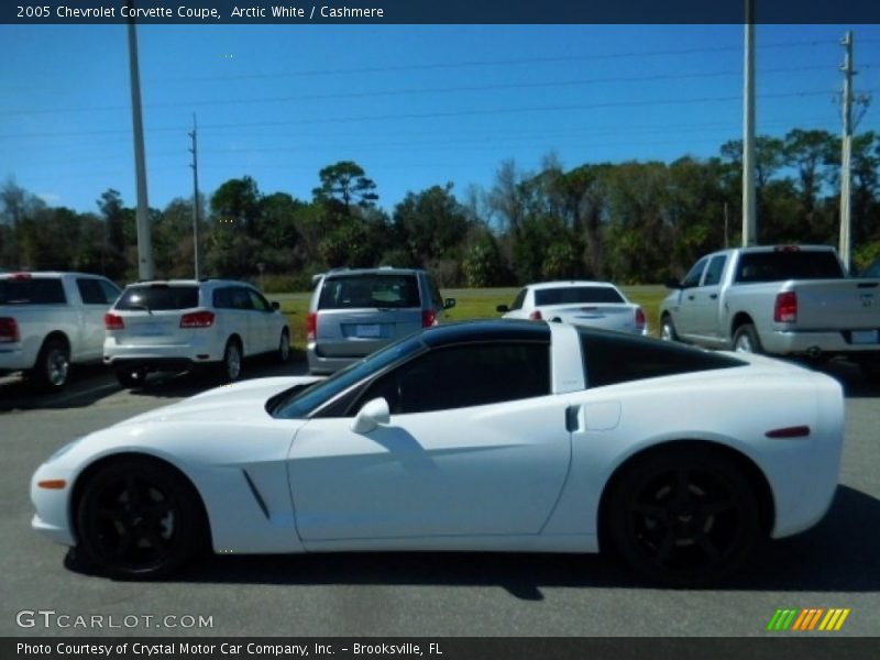 Arctic White / Cashmere 2005 Chevrolet Corvette Coupe