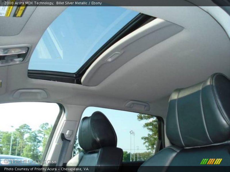 Billet Silver Metallic / Ebony 2008 Acura MDX Technology