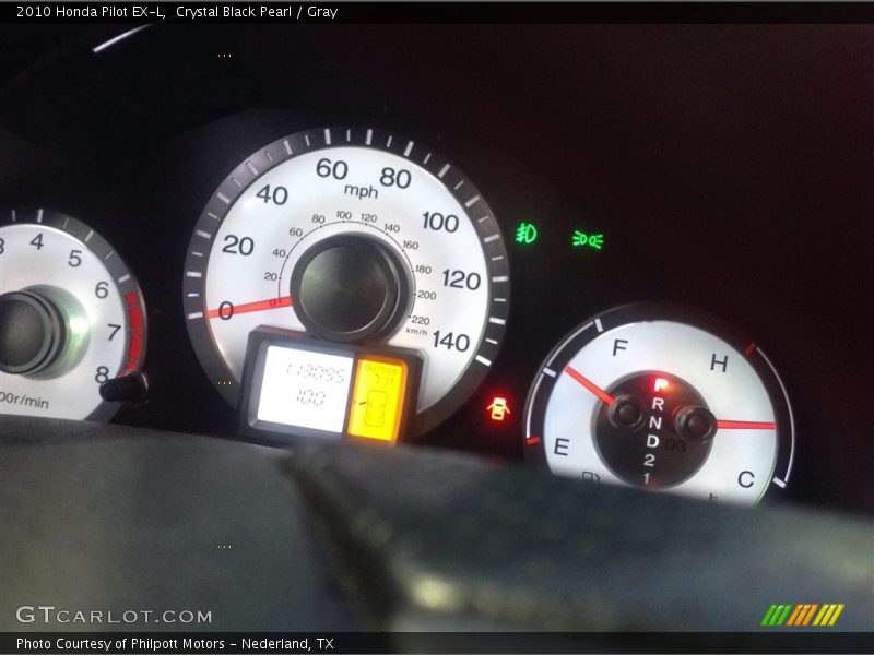 Crystal Black Pearl / Gray 2010 Honda Pilot EX-L